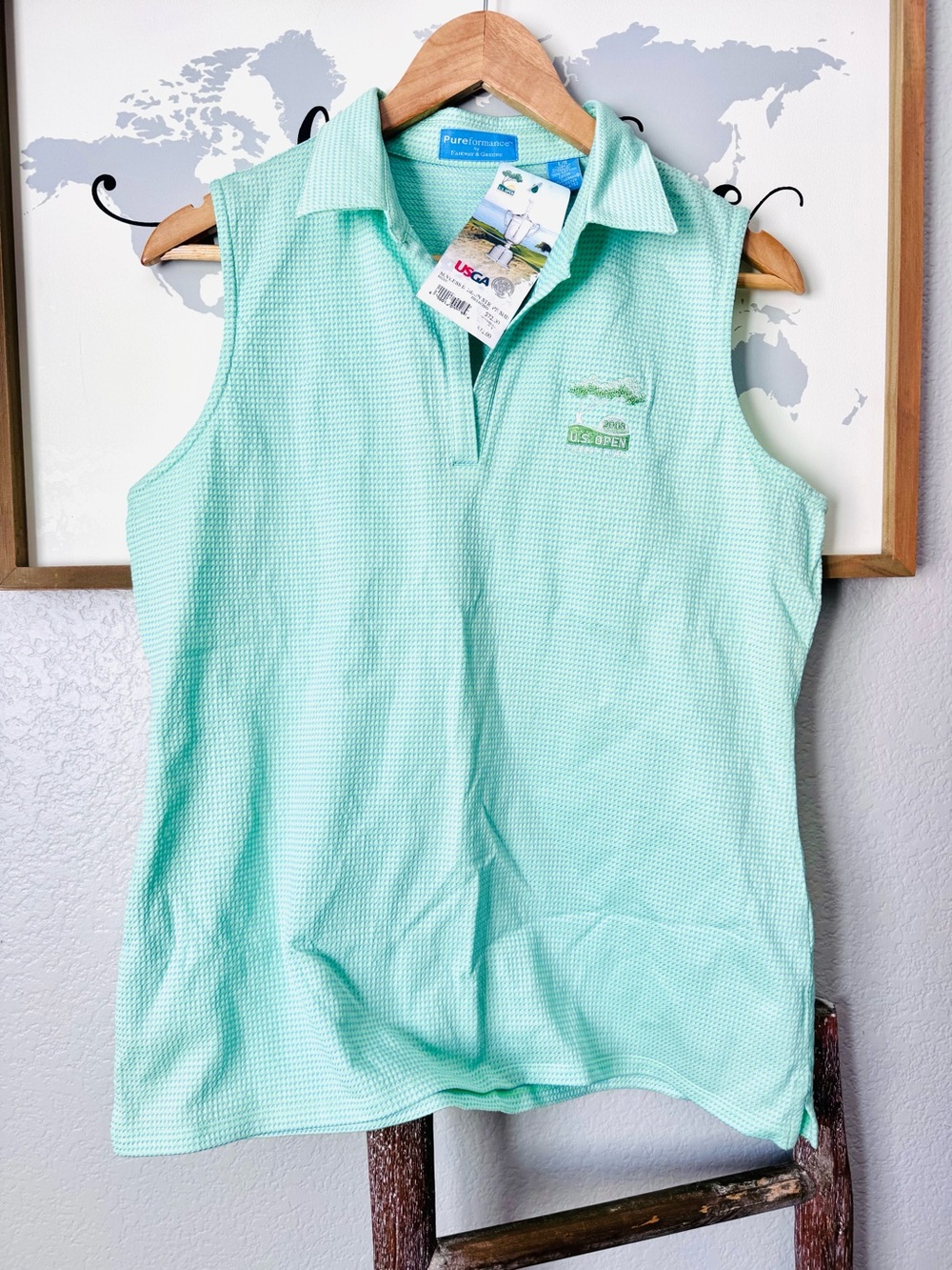 New with tags pureformance by fairway green USGA womens sleeveless top